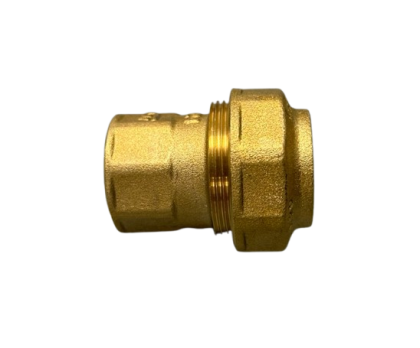 Свръзка женска/вътрешна резба/ за ПЕ тръба ф25х3/4 месингова GENEBRE