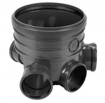 Дъно за шахта  ф400 3входа+1изход на ф200