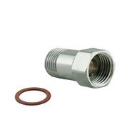 Удължител 1/2 ХРОМ 3.5см с холендрова гайка TDM 231C12