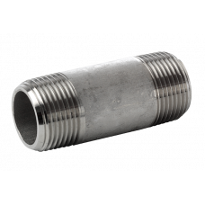 Нипел тръбен 1/2 60мм ДВОЕН неръждаем F316- 2040004