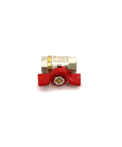 Кран сферичен с дръжка пеперуда женски 3/4  MELSCHER V3201-34