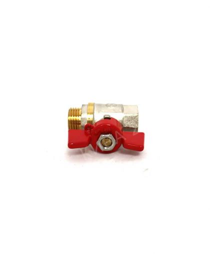 Кран сферичен с дръжка пеперуда  М.Ж. 1  MELSCHER BV3202-1