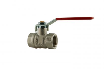 Кран сферичен 11/4 дълга червена дръжка  TDM-ITALY