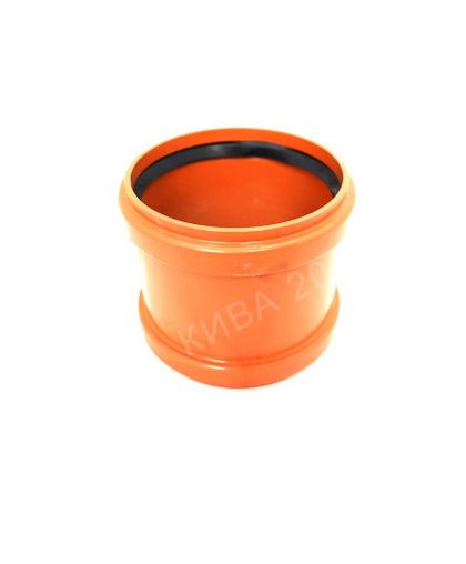 Муфа с борд/ръб/  ПВЦ ф 400