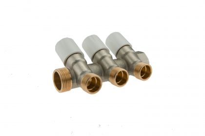 Колектор мъжки 1“с кранове 3 линии 1/2х16-TDM ITALY