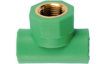 Тройник ПП женски ф20х1/2-TUBIPLAST ITALY/ЗЕЛЕН/