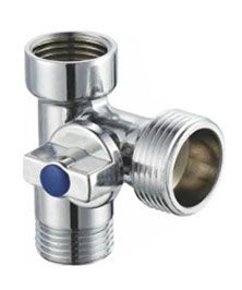 Кран сферичен 1/2х1/2х3/4 трипътен AV7230 MELSCHER