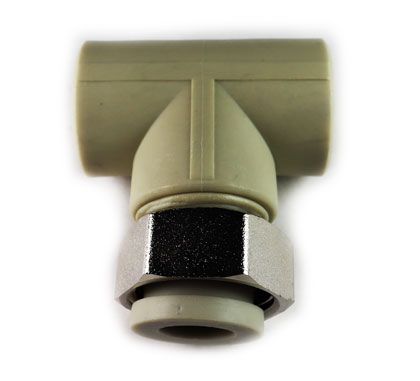 Тройник ПП с холендр  гайка 32х3/4