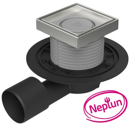 Сифон рогов ф50/75 за плочка клапа против миризми NEPTUN /PRIMUS/