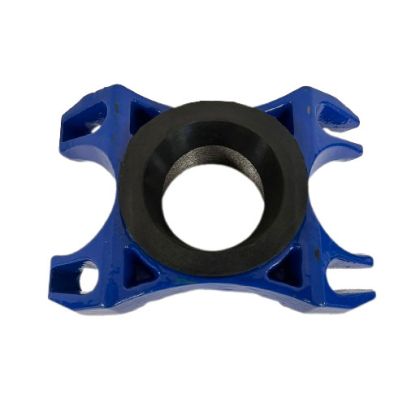 Скоба водовземна тяло с вътрешна резба 3 цола за две ленти  ф150-400`