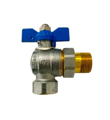 Кран сферичен с холендър ъглов 1 GENEBRE