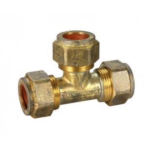 Тройник компресионен за медна тръба 12х12х12