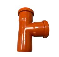 Разклонител ППК ф50/50/87°/оранжев/  с махащи се уплътнители