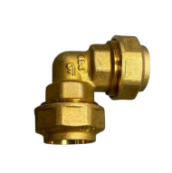 Коляно двойно за ПЕ тръба ф20 месингово GENEBRE