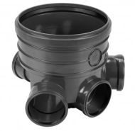 Дъно за шахта  ф400 3входа+1изход на ф200