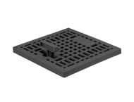 Решетка за универсална  шахта с ръкохватка 400/400