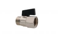 Кран  мини мъжко-женско 3/8 TDM 525M 38