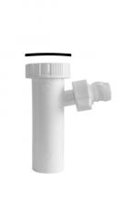 Тръбичка права с отклонение за пералня 11/2х40