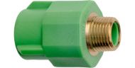 Преход мъжки ПП ф20х1/2-TUBIPLAST ITALY/ЗЕЛЕН/