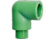 Коляно-нипел ПП 90°ф25-TUBIPLAST ITALY/ЗЕЛЕН